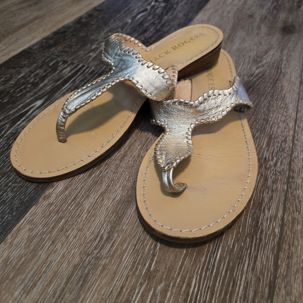 Jack Rogers Women's Silver Sandals